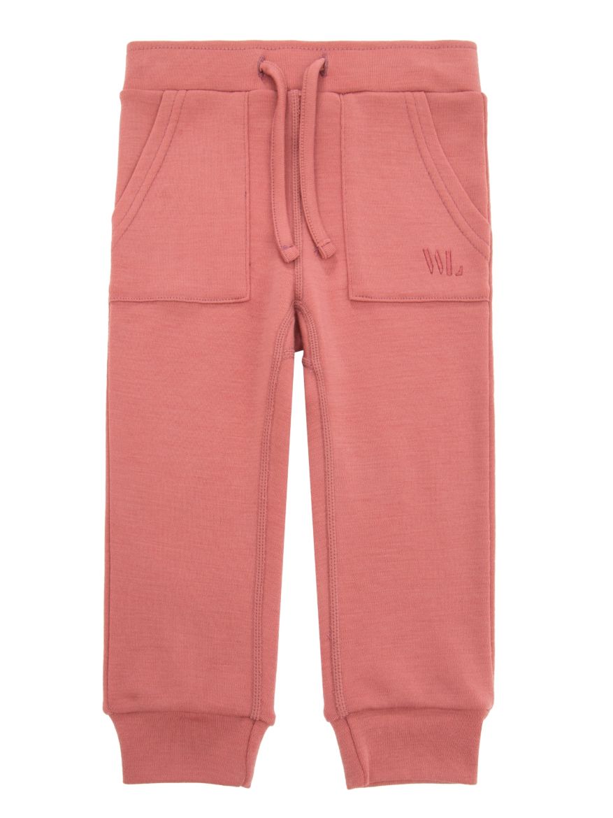 Bilde av WoolLand Høvringen pants baby girl Burned Rose